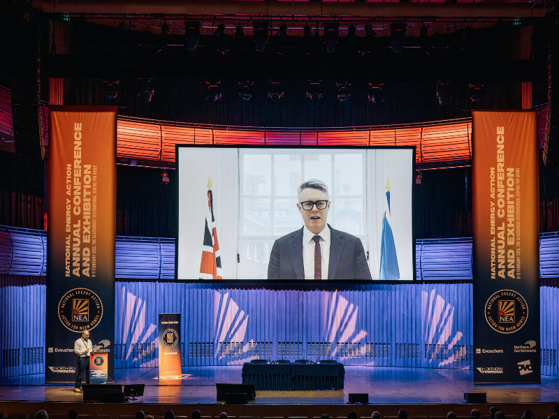 Martin McCluskey MP speaks at National Energy Action's conference