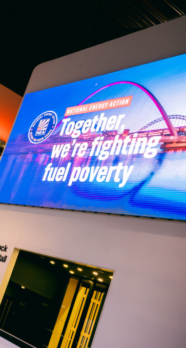 Together we're fighting fuel poverty banner