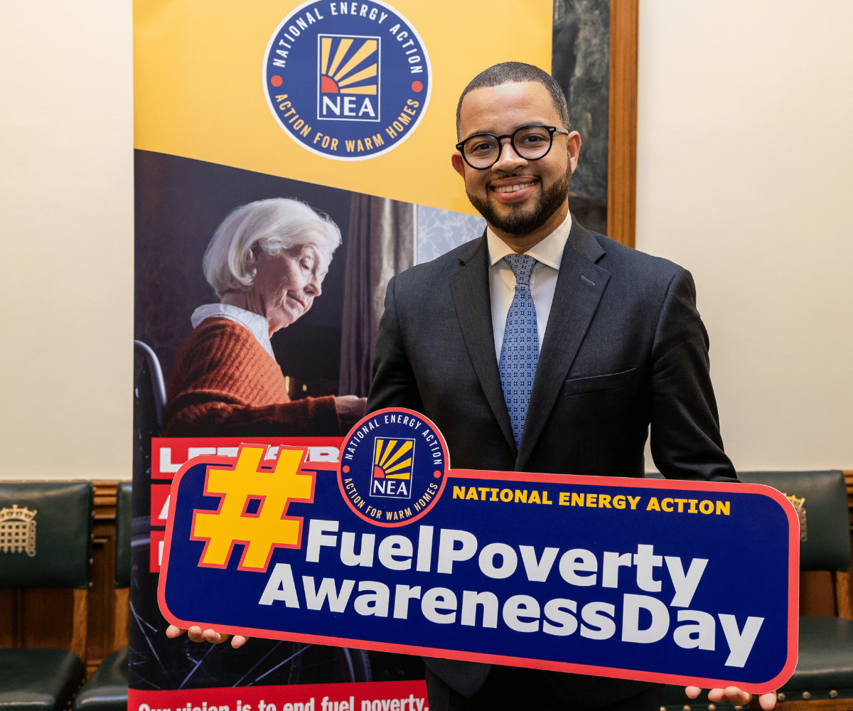 Fuel Poverty Awareness Day sign